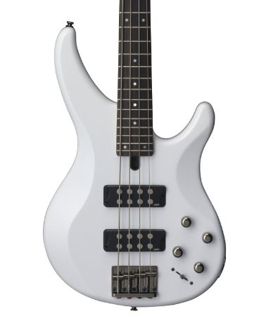 Yamaha TRBX304 4-String Electric Bass - White - Metronome Music Inc.