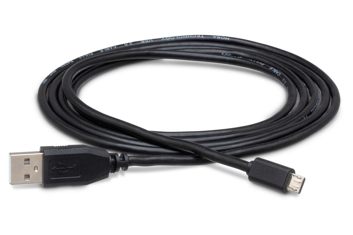 HOSA USB-206AC 6' High Speed USB Cable, Type A To Micro-B - Metronome Music Inc.
