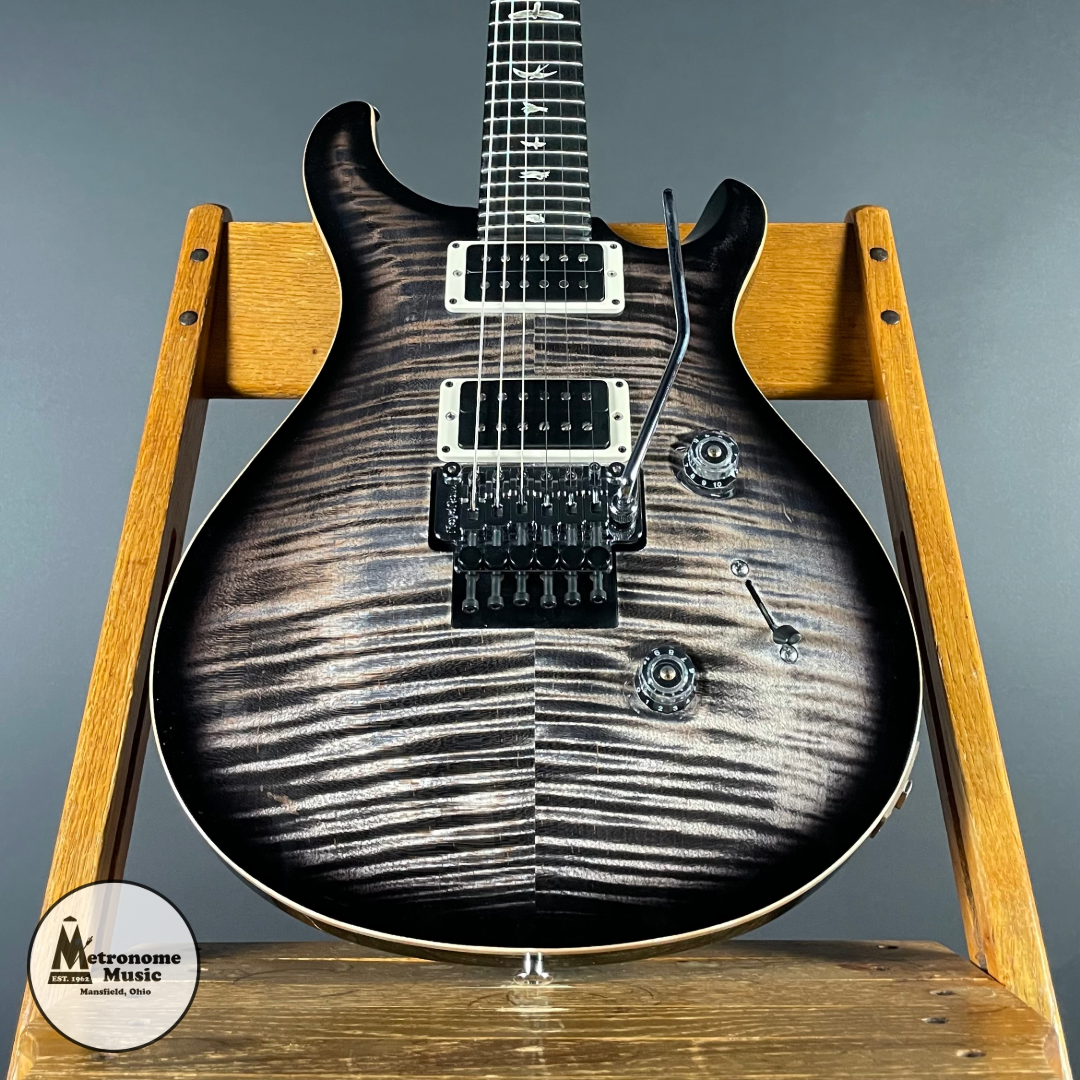 PRS Core Custom 24 Floyd, 10-Top - Charcoal Burst - Metronome Music Inc.