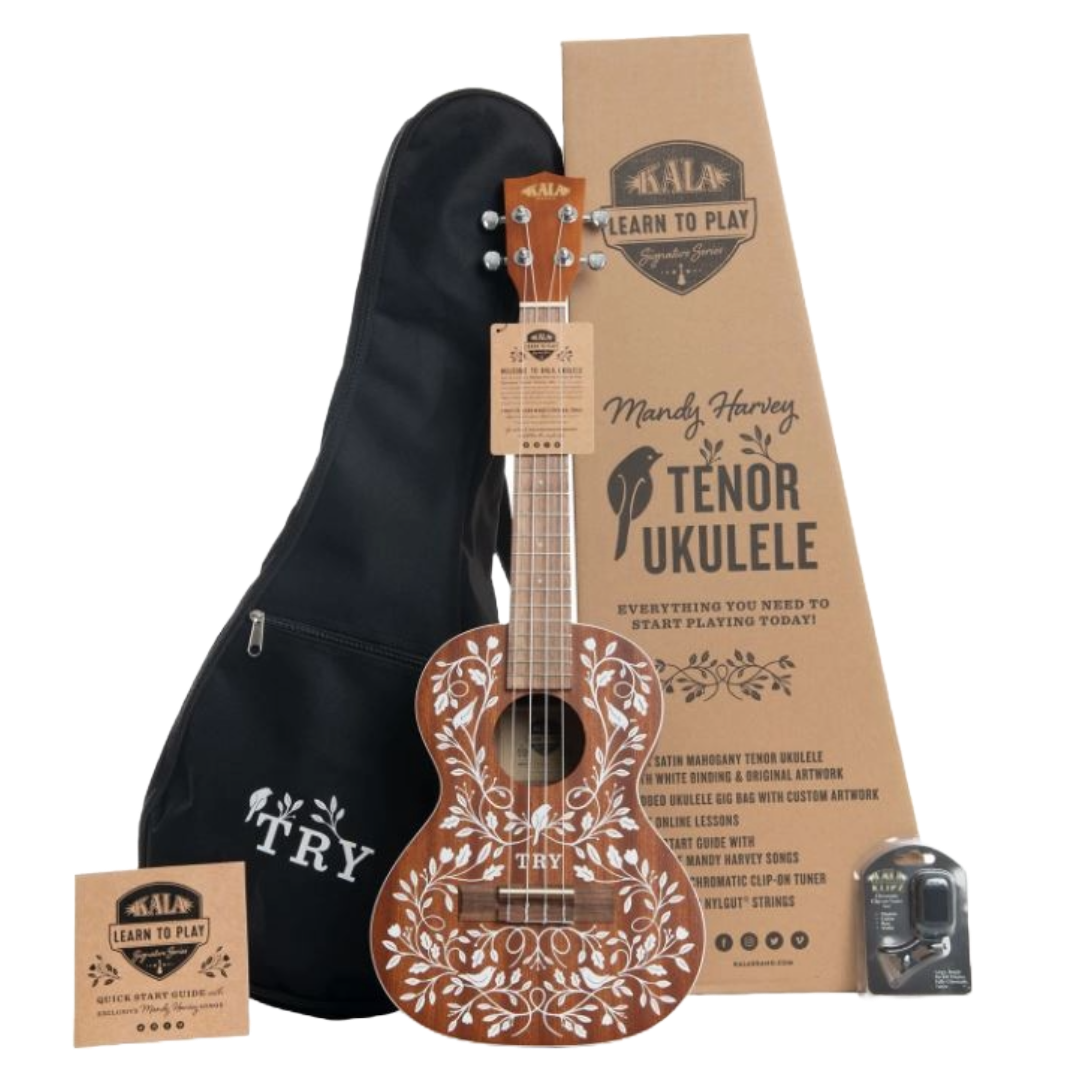Kala Mandy Harvey Learn To Play Signature Series Tenor Ukulele - Metronome Music Inc.