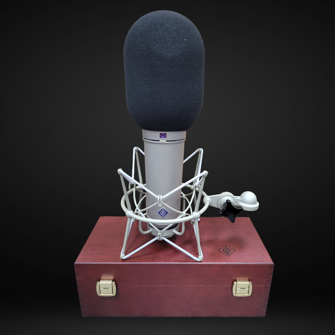 Neumann U 87 Ai Large-diaphragm Condenser Microphone w/ Shockmount & Windscreen - Metronome Music Inc.