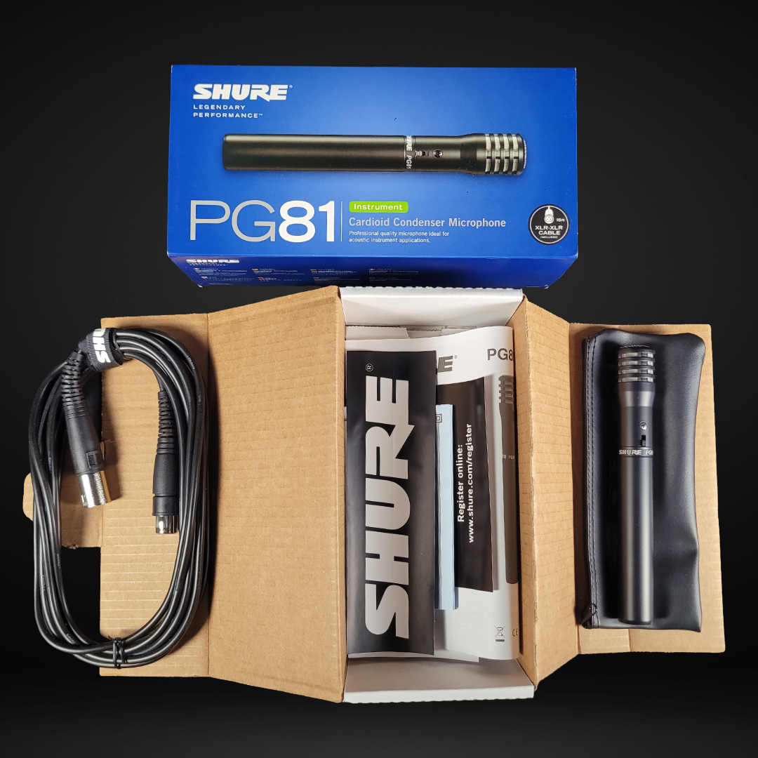 PGA81 Cardioid Condenser Instrument Microphone - Metronome Music Inc.