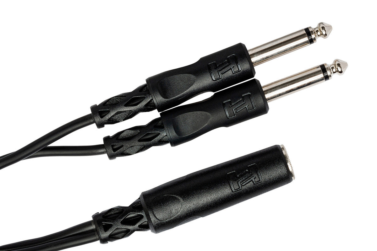 HOSA YPP-106 Y Cable, 1/4 In TSF To Dual 1/4 In TS - Metronome Music Inc.
