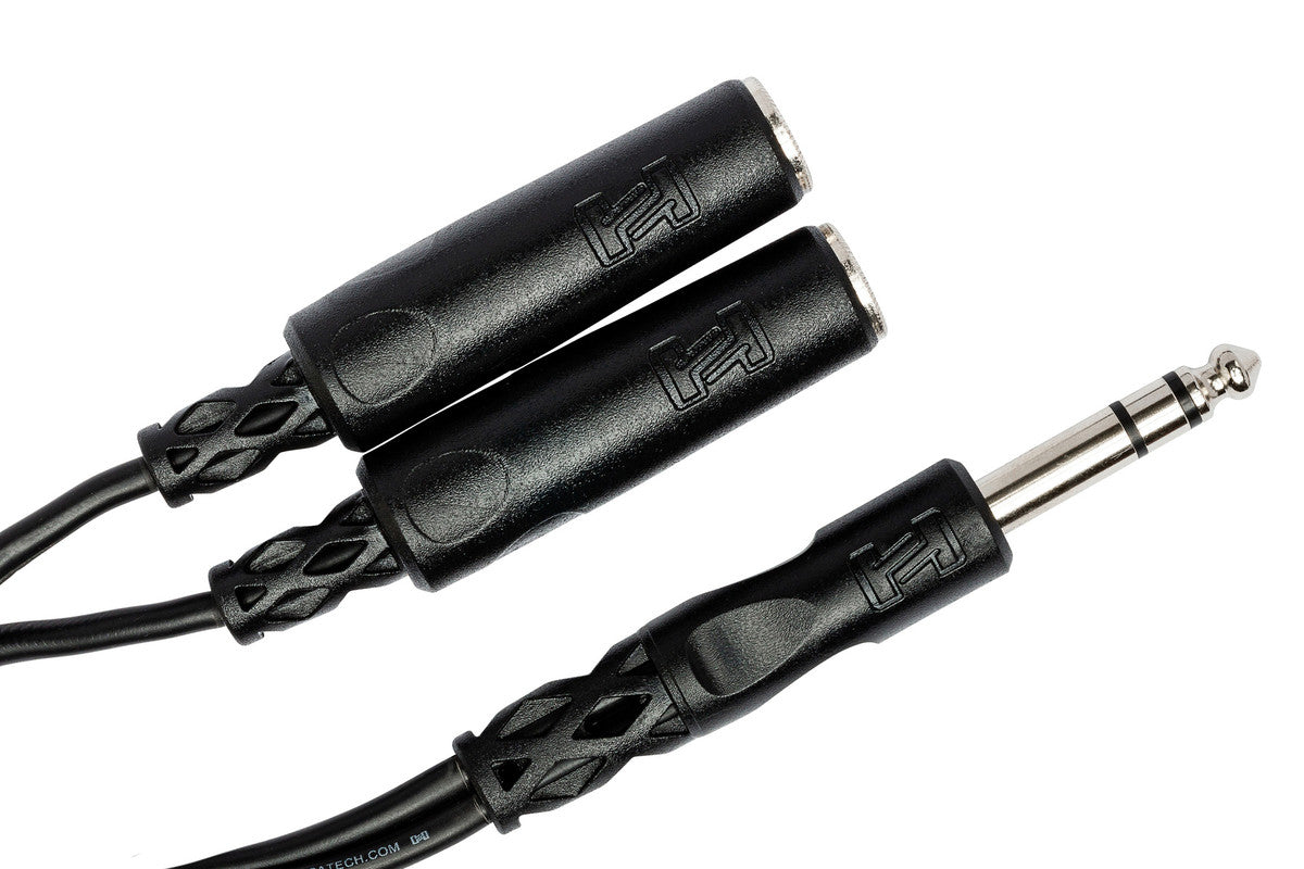 HOSA YPP-118 Y Cable, 1/4 In TRS To Dual 1/4 In TRSF - Metronome Music Inc.