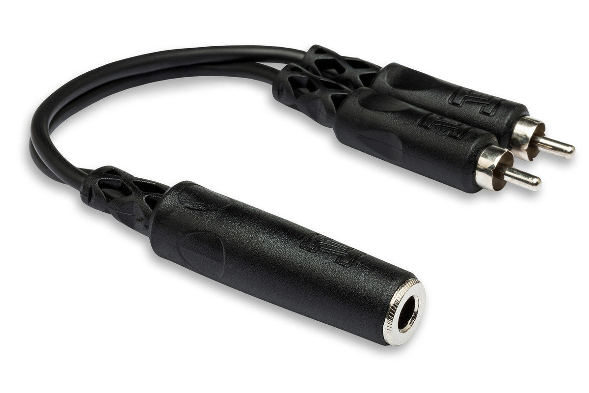 HOSA YPR-131 Y Cable, 1/4 In TSF To Dual RCA - Metronome Music Inc.