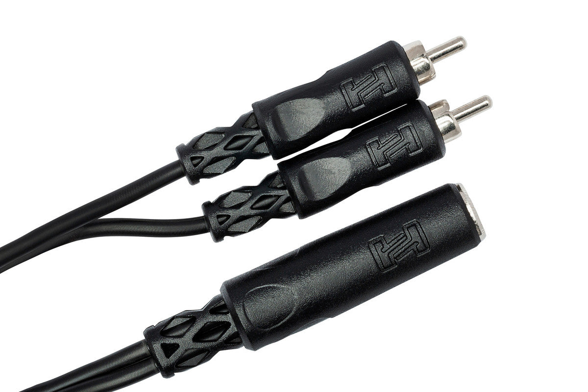HOSA YPR-131 Y Cable, 1/4 In TSF To Dual RCA - Metronome Music Inc.