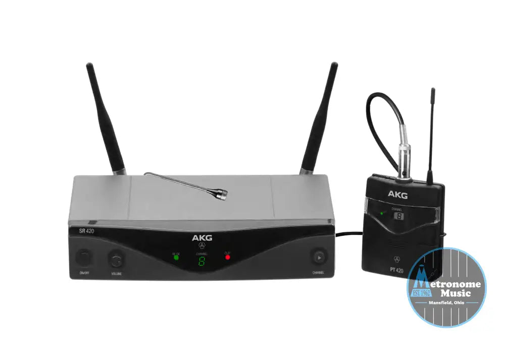 AKG Wireless Microphone System WMS420- Presenter Set - Metronome Music Inc.