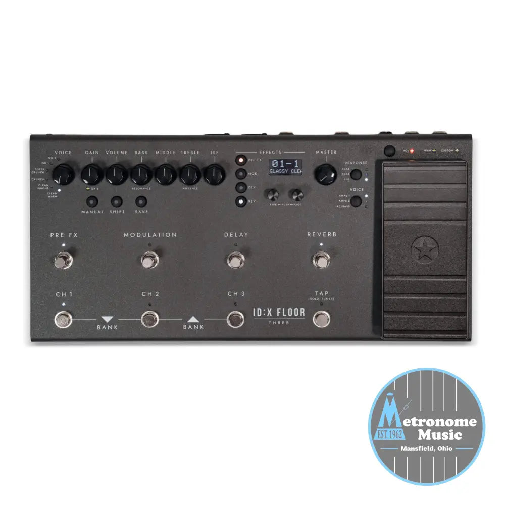Blackstar ID:X Floor Three Floorboard Multi-FX Pedal - Metronome Music Inc.