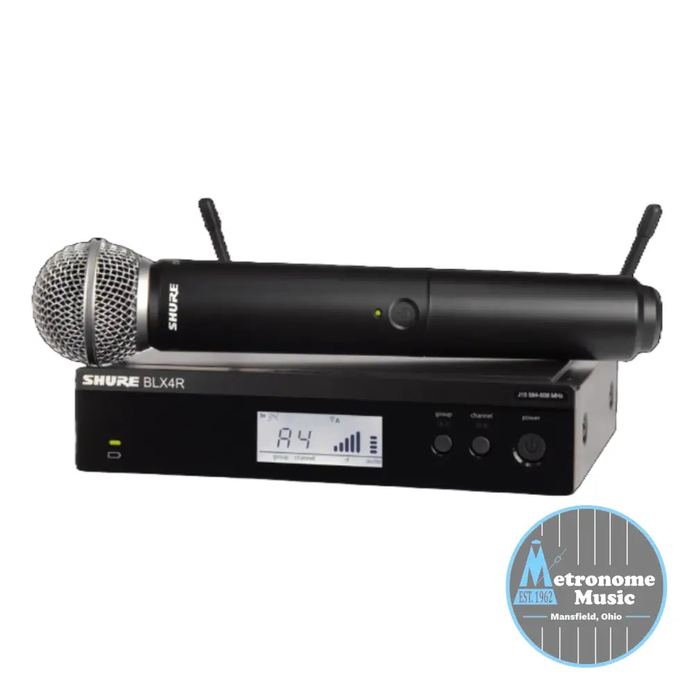 BLX24R/SM58 Wireless Rack-mount Vocal System with SM58 - Metronome Music Inc.