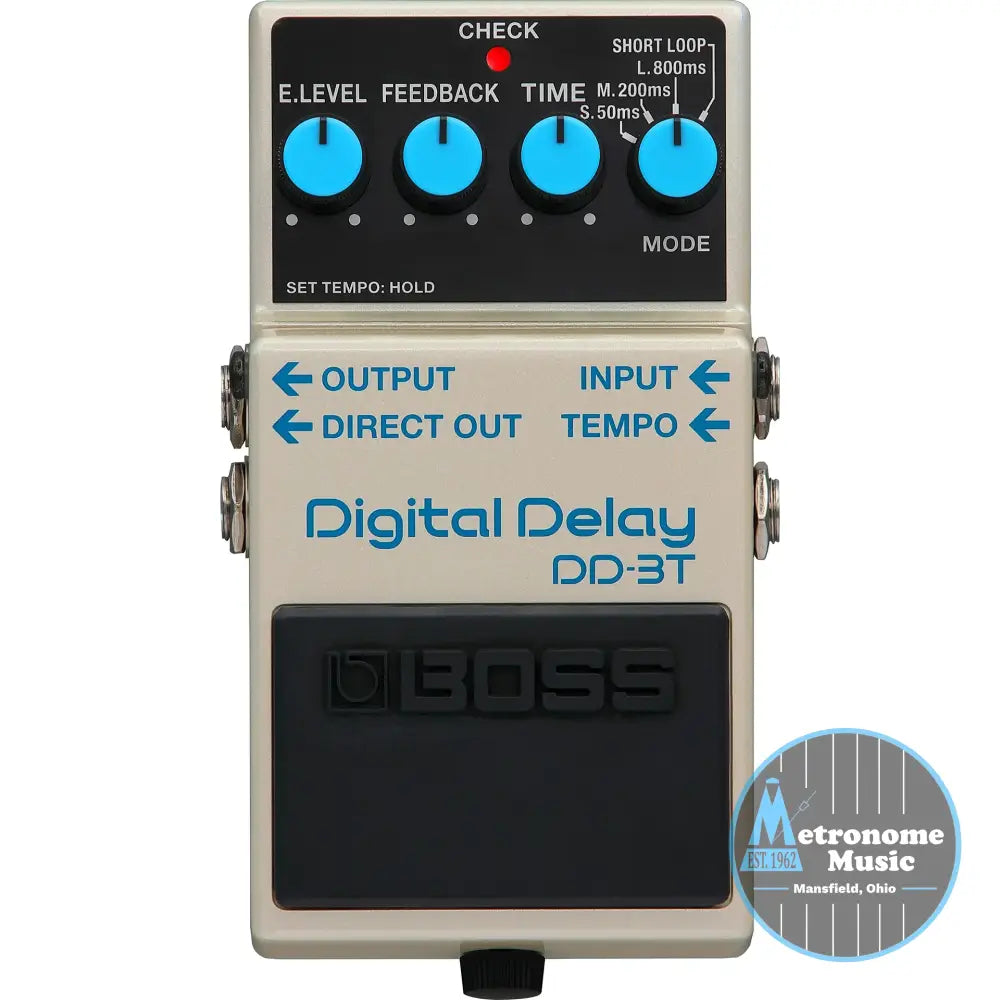 Boss DD-3T Digital Delay Pedal - Metronome Music Inc.