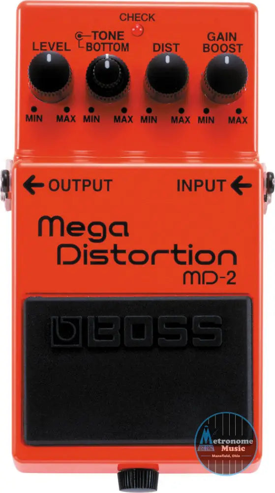 BOSS MD-2 Mega Distortion - Metronome Music Inc.