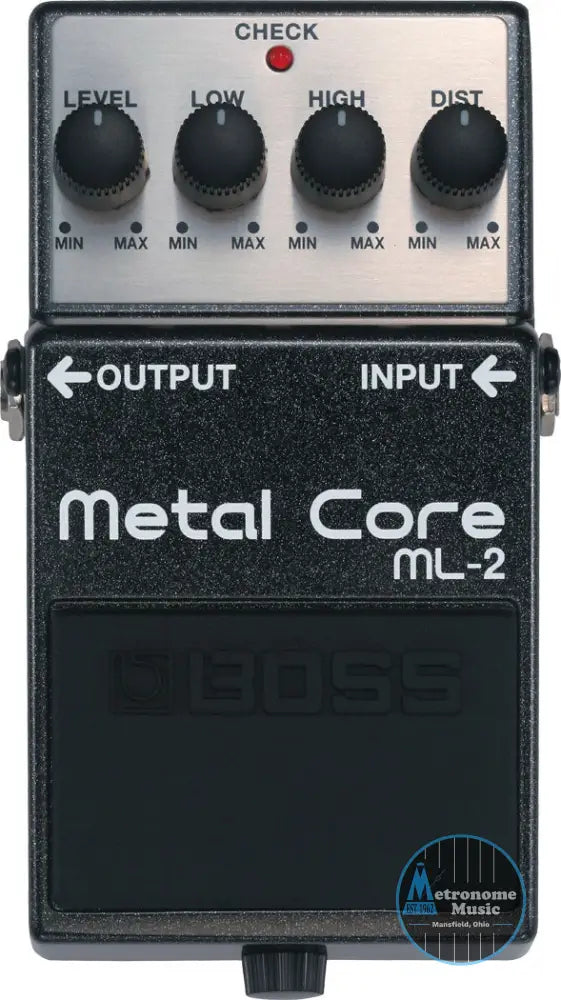 Boss ML-2 Metal Core Distortion Pedal - Metronome Music Inc.