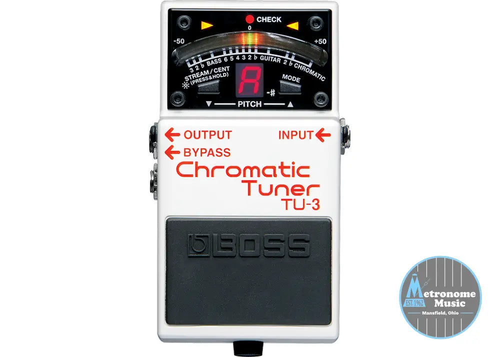 BOSS TU-3 Chromatic Pedal Tuner - Metronome Music Inc.