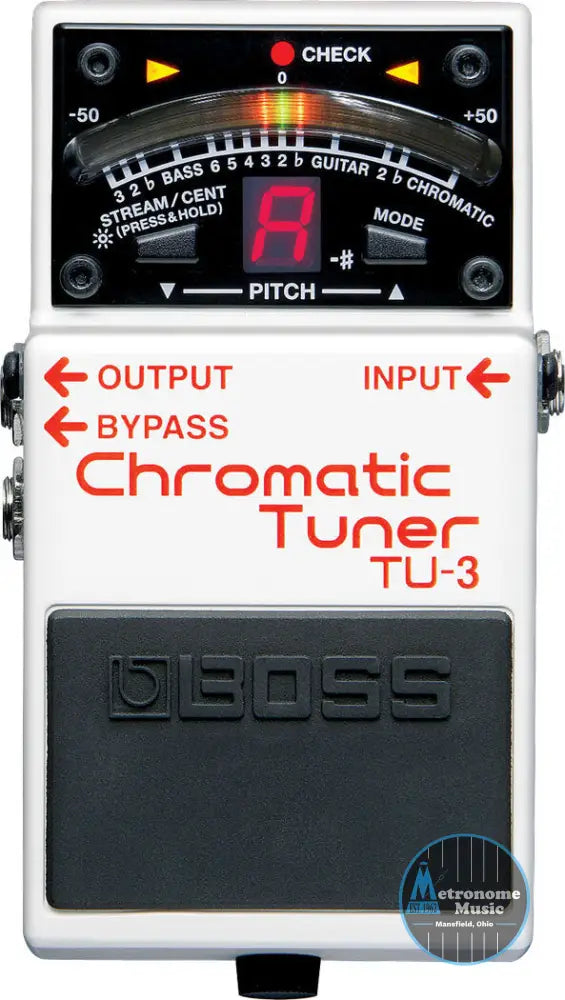 BOSS TU-3 Chromatic Pedal Tuner - Metronome Music Inc.