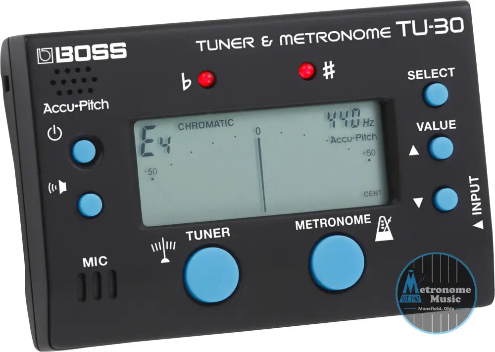 BOSS TU-30 Tuner / Metronome - Metronome Music Inc.