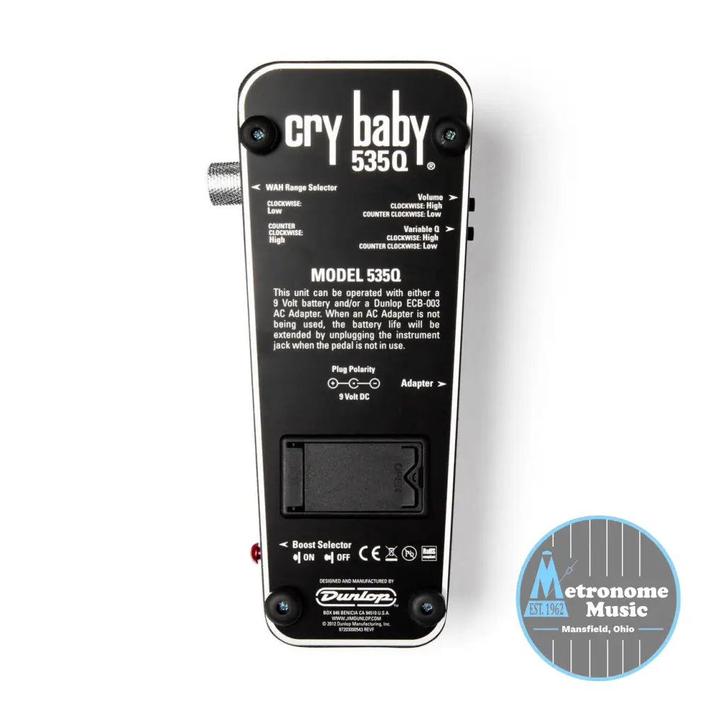 Dunlop Cry Baby Multi-Wah- 535Q - Metronome Music Inc.