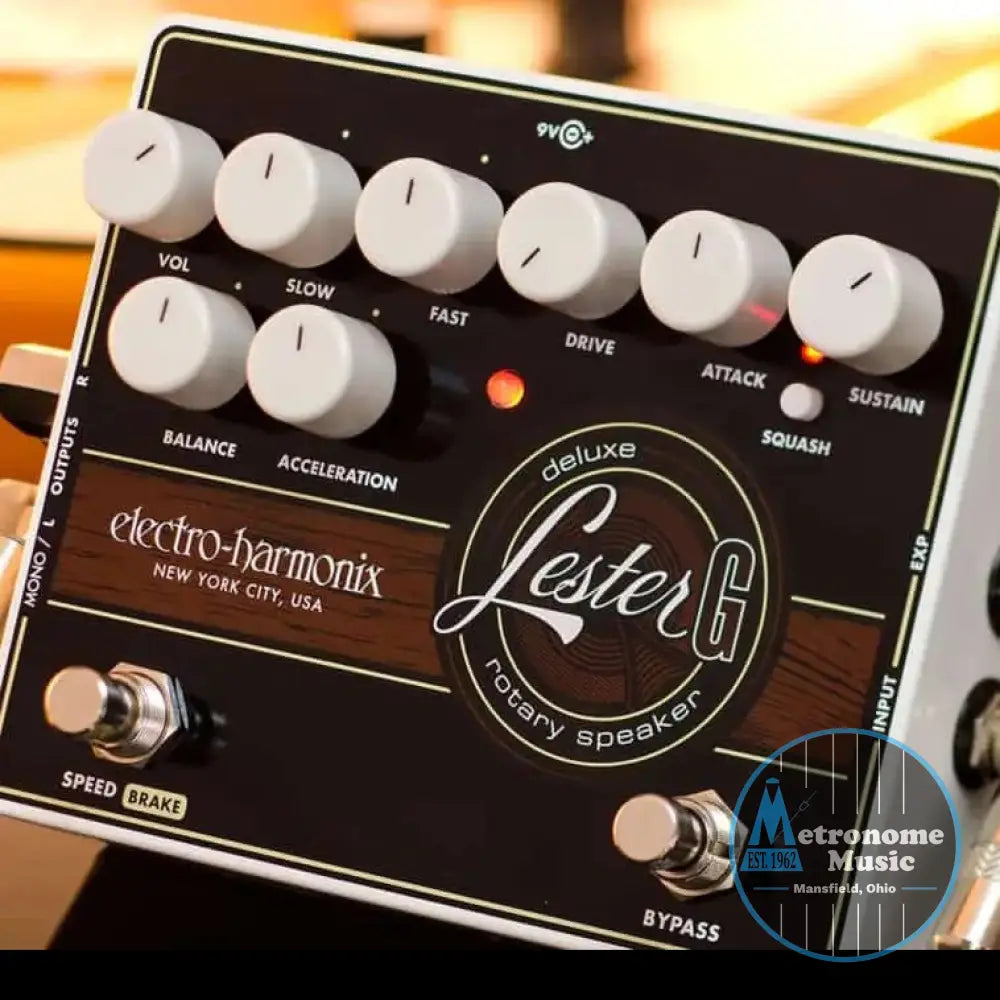 Electro-Harmonix Lester G Deluxe Rotary Speaker Emulator - Metronome Music Inc.