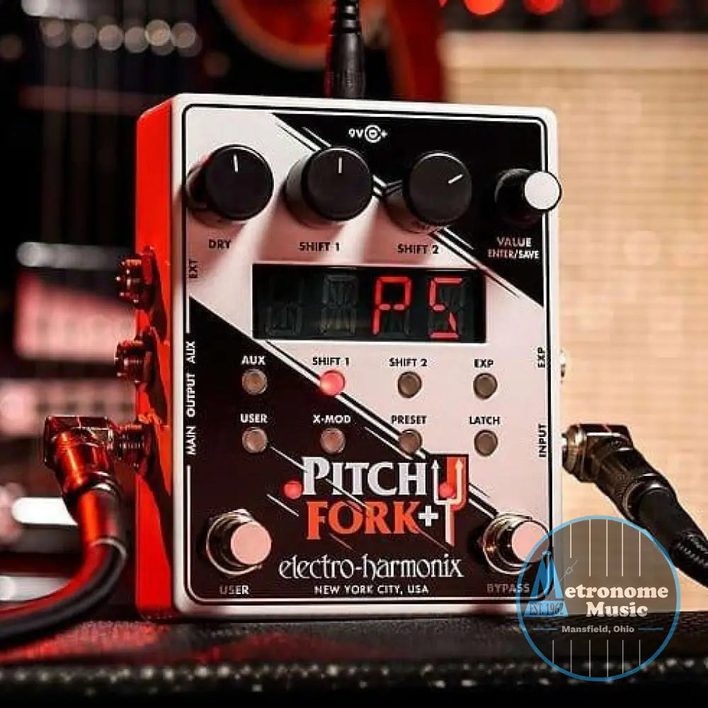 Electro-Harmonix Pitch Fork+ Polyphonic Pitch Shifter - Metronome Music Inc.