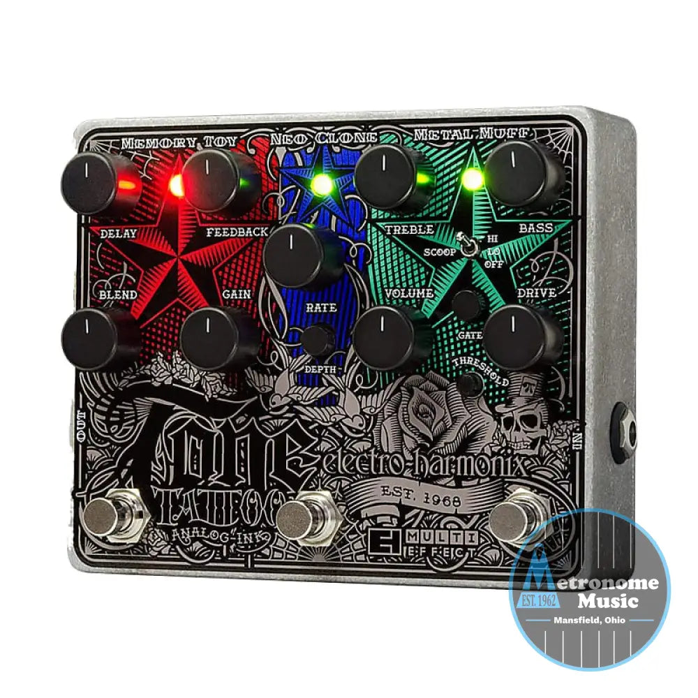 Electro-Harmonix Tone Tattoo Analog Multi-Effect - Metronome Music Inc.