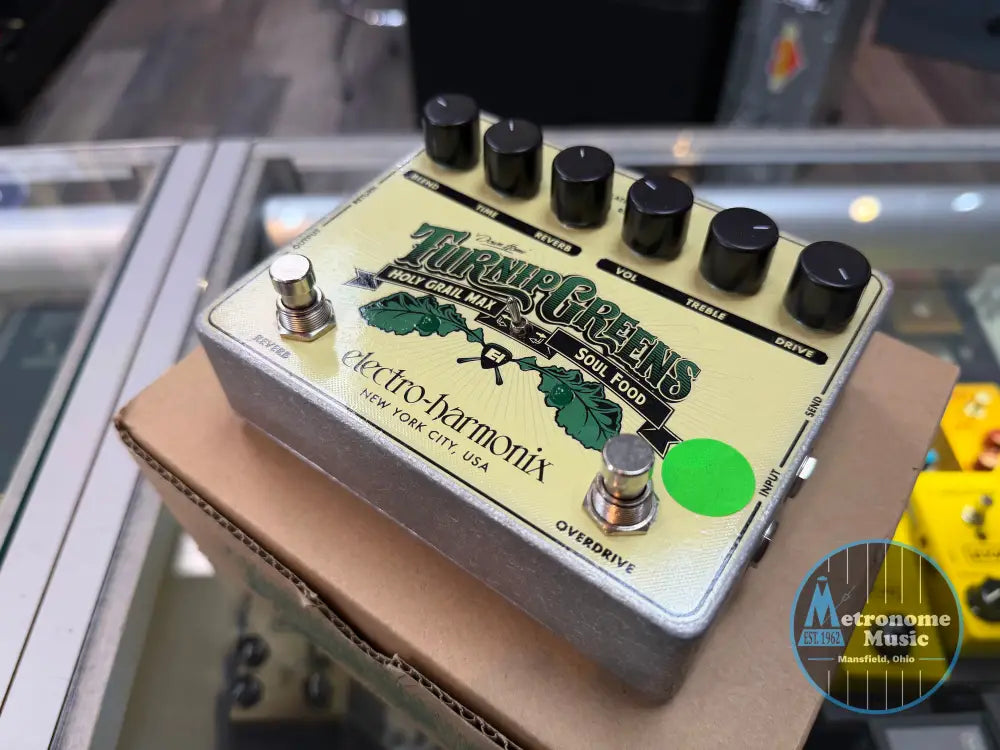 Electro-Harmonix Turnip Greens Overdrive/Reverb (Used) - Guitar Effects