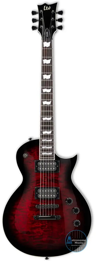 ESP LTD EC-256QM - See Thru Black Cherry Sunburst - Metronome Music Inc.
