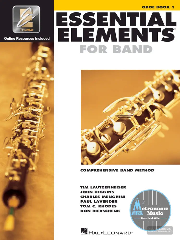 Essential Elements for Band, Oboe Book 1 - Metronome Music Inc.