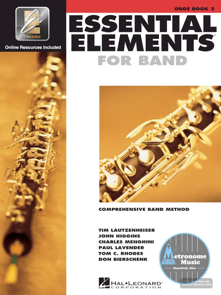 Essential Elements for Band, Oboe Book 2 - Metronome Music Inc.