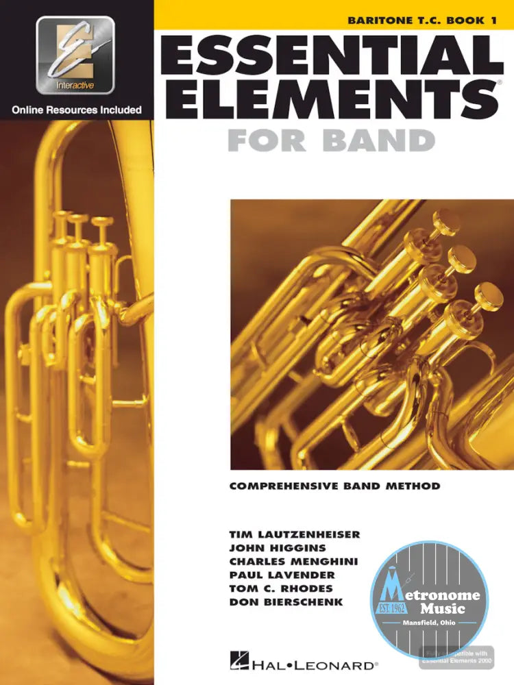 Essential Elements for Band, T.C. Baritone Book 1 - Metronome Music Inc.