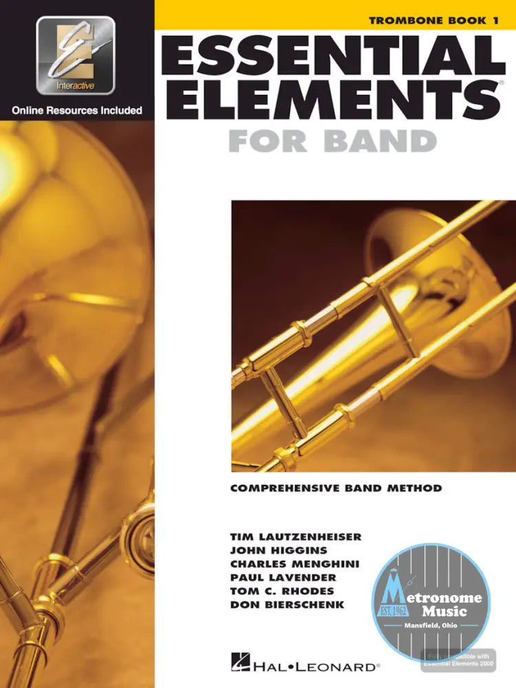 Essential Elements for Band, Trombone Book 1 - Metronome Music Inc.