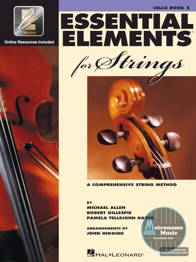 Essential Elements for Strings, Cello Book 2 - Metronome Music Inc.