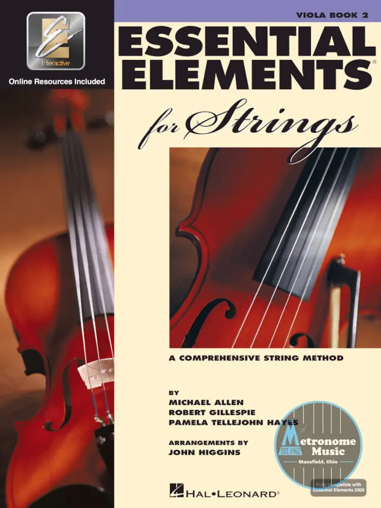 Essential Elements for Strings, Viola Book 2 - Metronome Music Inc.