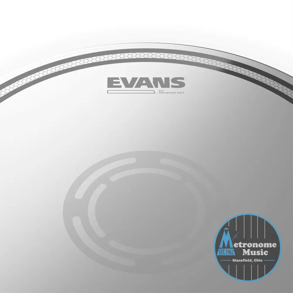 Evans EC Reverse Dot Snare Batter, B14ECSRD- 14" - Metronome Music Inc.