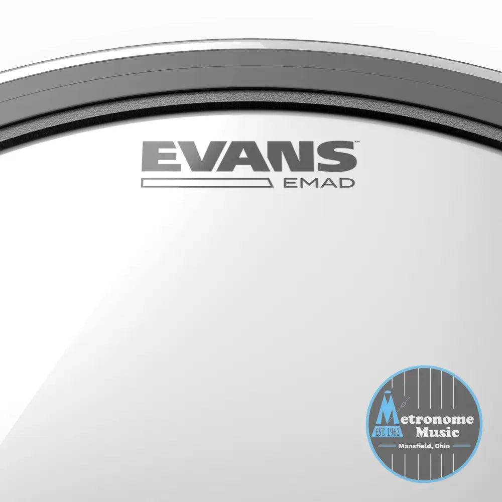 Evans EMAD Clear Batter Bass Head, - 24" - Metronome Music Inc.
