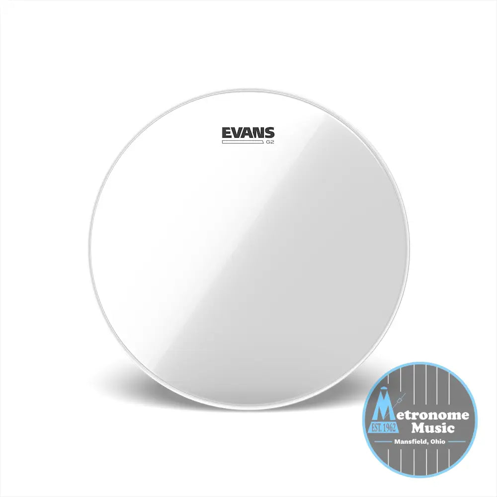 Evans G2 Clear Drumhead, TT10G2- 10" - Metronome Music Inc.