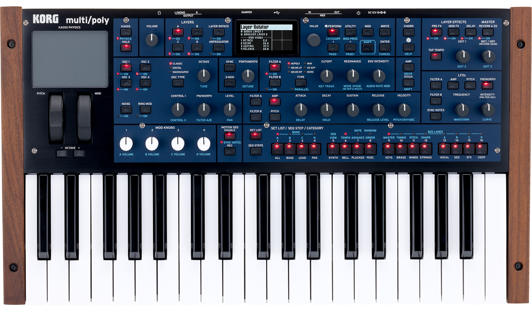 Korg Multi/Poly Analog Modeling Synthesizer - Metronome Music Inc.