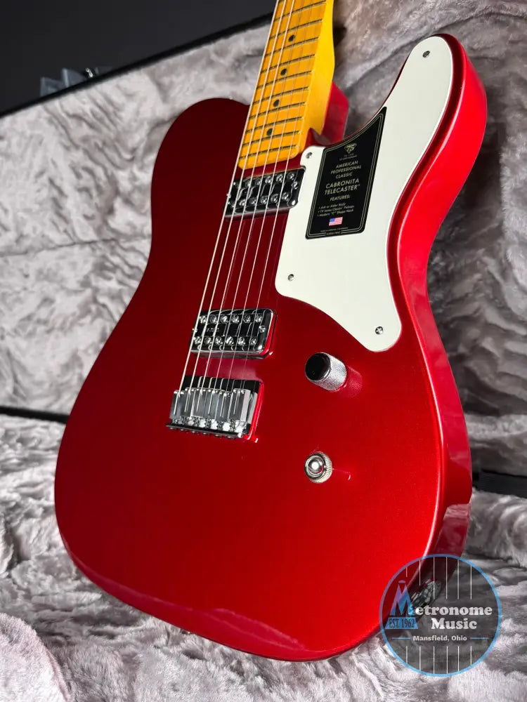 Fender 75th Anniversary American Professional Classic Cabronita Telecaster - Candy Apple Red (2026) - Metronome Music Inc.