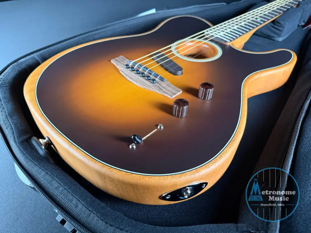 Fender Acoustasonic Player Telecaster Rosewood - Shadow Burst - Metronome Music Inc.