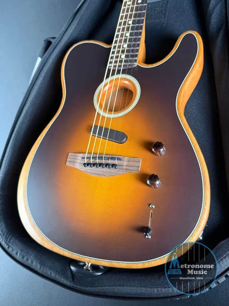 Fender Acoustasonic Player Telecaster Rosewood - Shadow Burst - Metronome Music Inc.