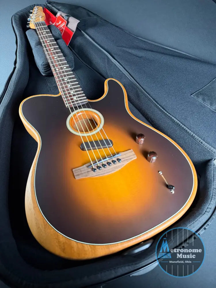 Fender Acoustasonic Player Telecaster Rosewood - Shadow Burst - Metronome Music Inc.
