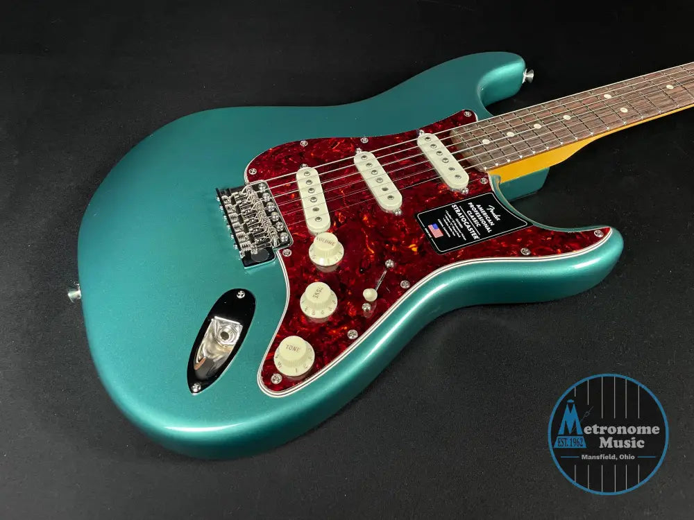 Fender American Professional Classic Stratocaster - Faded Sherwood Green Metallic - Metronome Music Inc.
