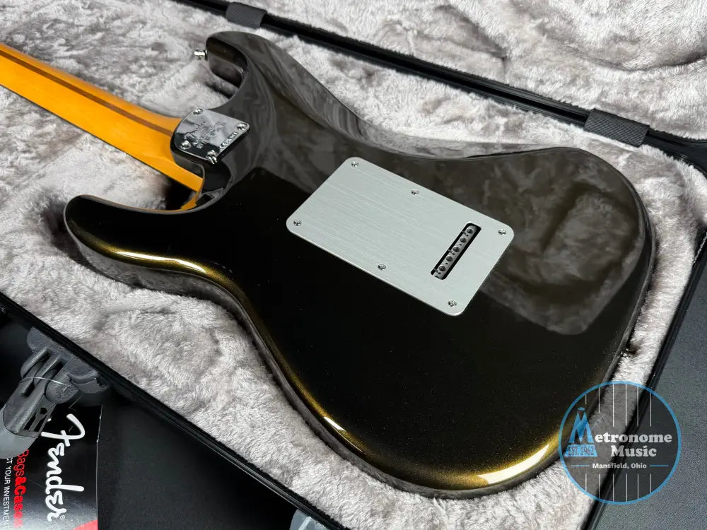 Fender American Ultra II Stratocaster Ebony - Texas Tea (2026) - Electric Guitar