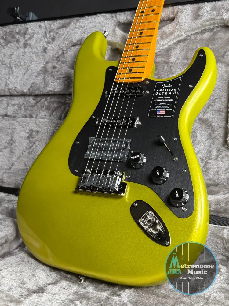 Fender American Ultra II Stratocaster HSS Maple- Solar Flare (2025) - Electric Guitar