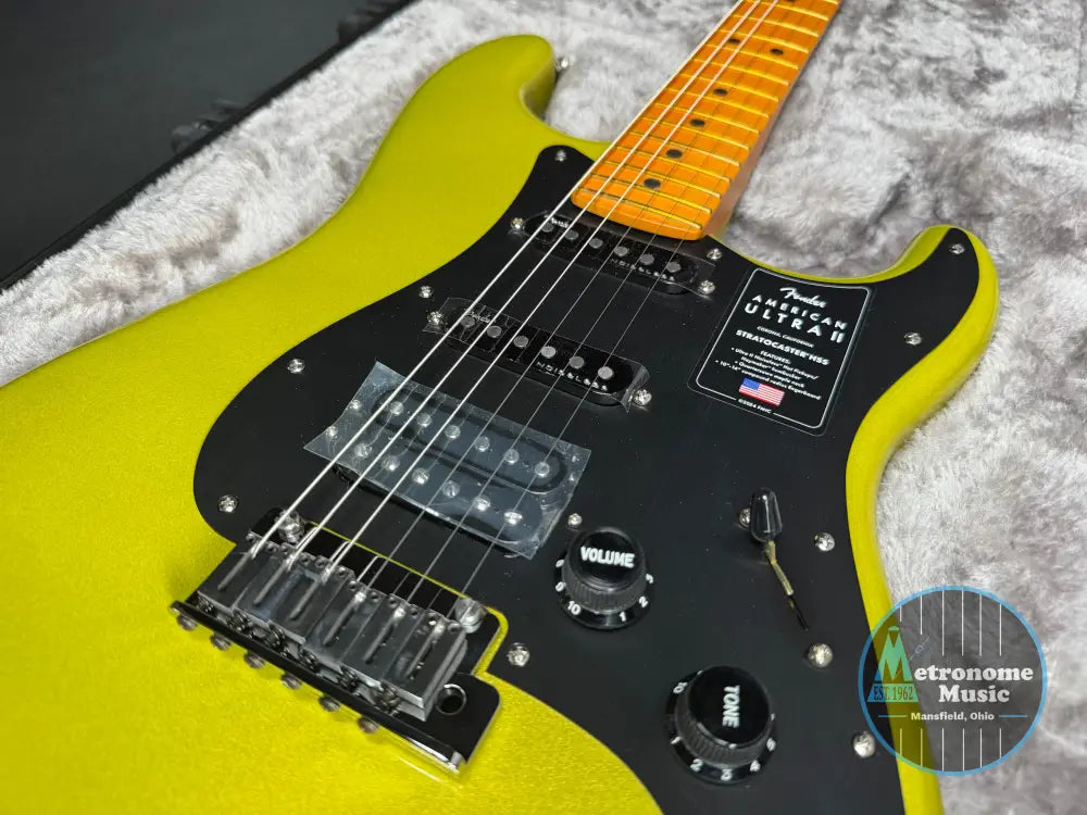 Fender American Ultra II Stratocaster HSS Maple- Solar Flare (2025) - Electric Guitar