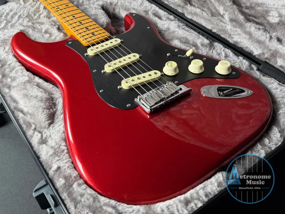 Fender American Ultra II Stratocaster w/OHSC - Sinister Red (Used) - Electric Guitar