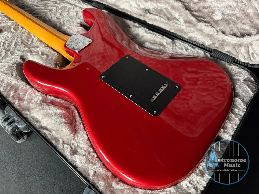 Fender American Ultra II Stratocaster w/OHSC - Sinister Red (Used) - Electric Guitar
