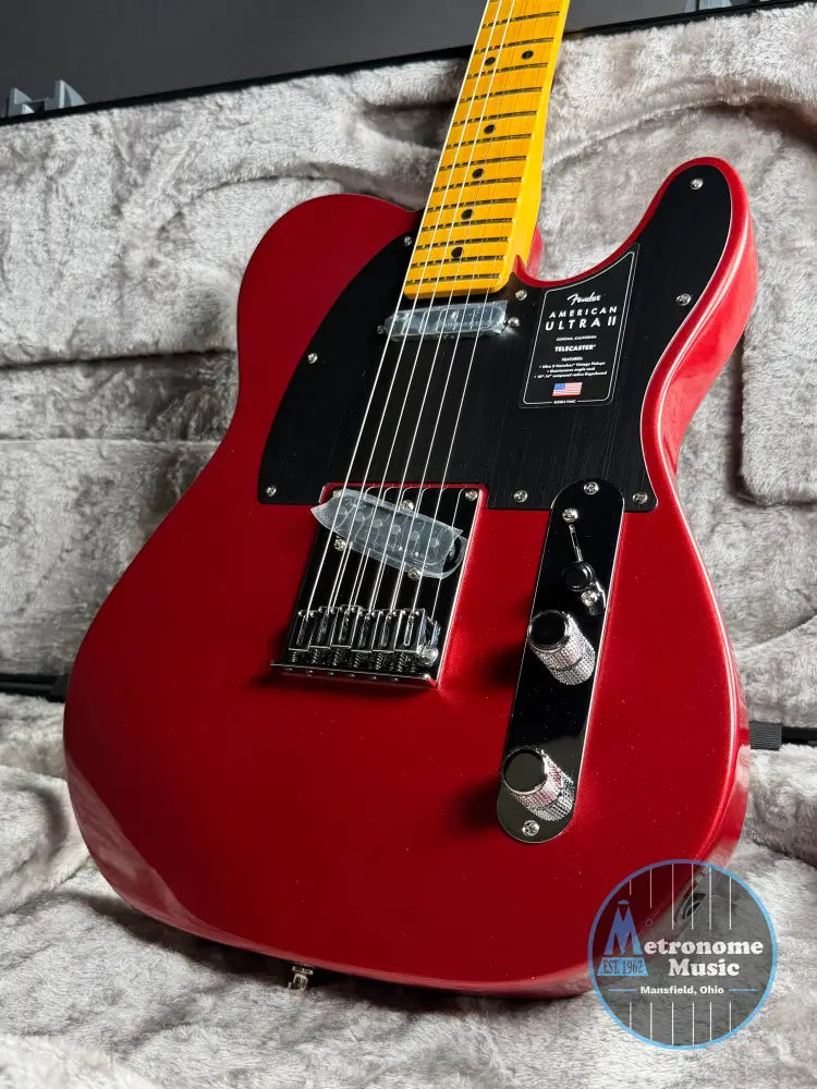 Fender American Ultra II Telecaster, Maple - Sinister Red (2026