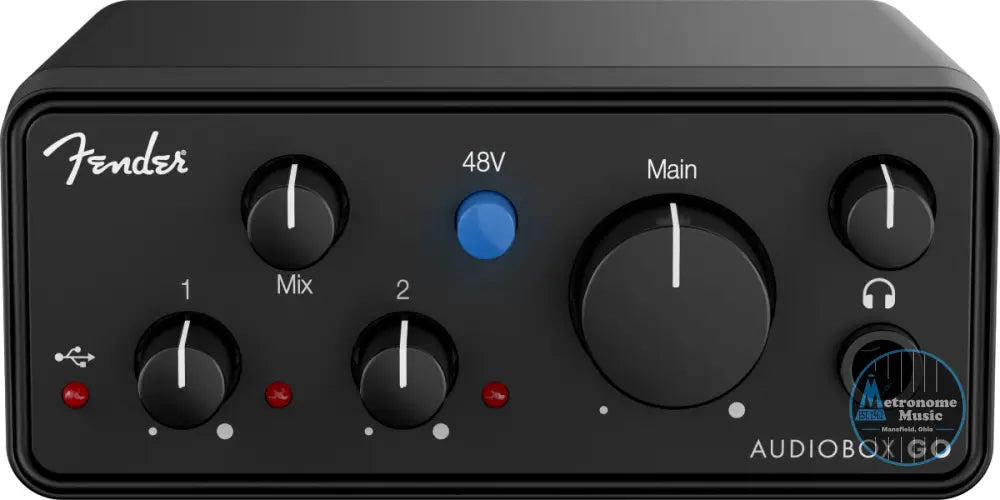 Fender AudioBox GO, Black - Metronome Music Inc.