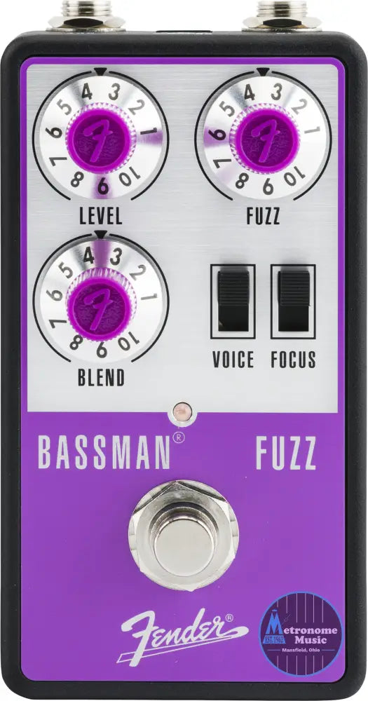 Fender Bassman Fuzz Pedal - Metronome Music Inc.