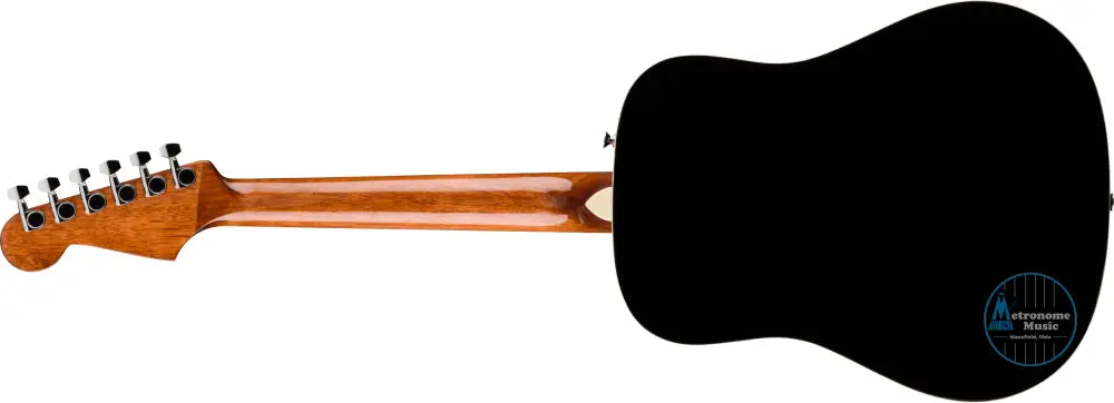 Fender California Standard Redondo Mini with Bag, Spruce Top, Black - Metronome Music Inc.