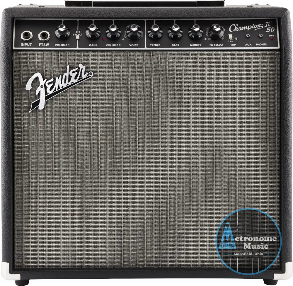 Fender Champion II 50 watt guitar amplifier - Metronome Music Inc.